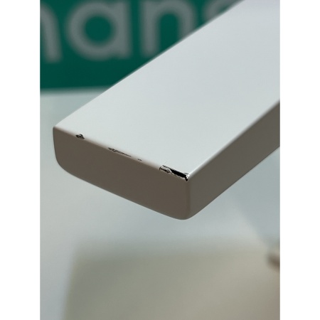 Смеситель для раковины hansgrohe Metropol 110 со сливным клапаном Push-Open 32507700/U, матовый белый, уцененный товар