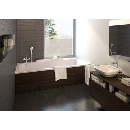 Смеситель для ванны hansgrohe Logis 71400000/U2, хром, уцененный товар