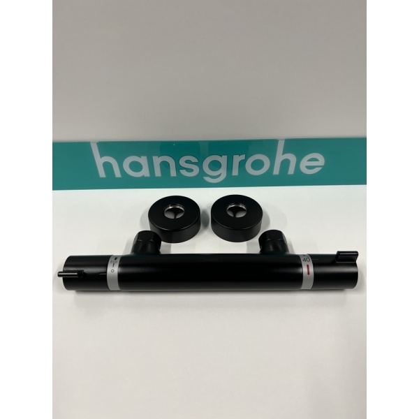 Термостат для душа hansgrohe Ecostat Comfort 13116670/U, матовый черный, уцененный товар