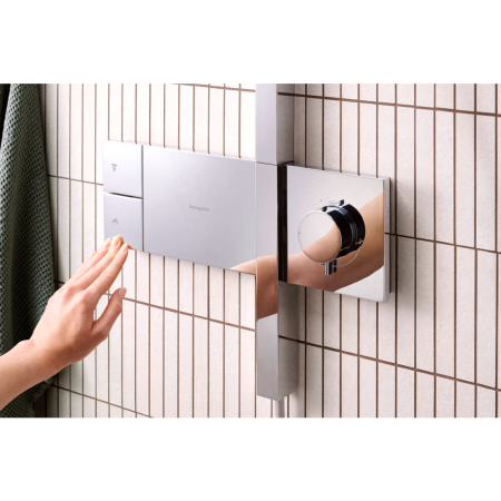 Душевая система hansgrohe Raindance Alive S Showerpipe 300 1jet с термостатом ShowerSelect Comfort, 24582000, хром