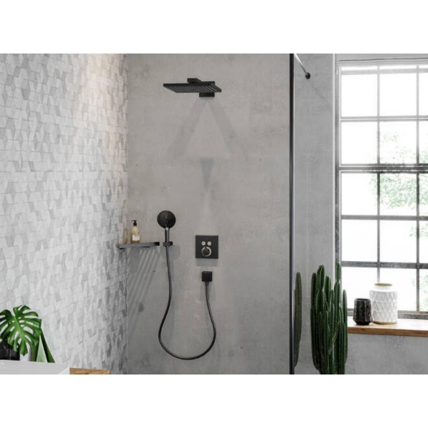 Верхний душ hansgrohe Raindance E 300 1jet с держателем 26238670, матовый черный