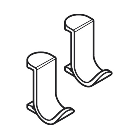 Hansgrohe WallStoris Крючок широкий белый матовый 27914700