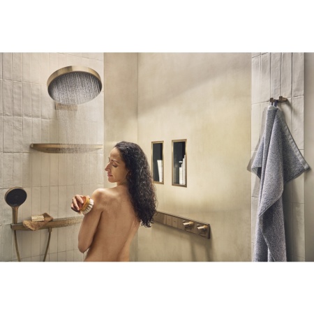 Термостат Hansgrohe RainSelect, скрытого монтажа, для 5 потребителей, 15384670, матовый черный