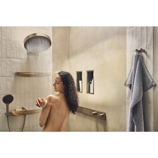 Термостат Hansgrohe RainSelect, скрытого монтажа, для 5 потребителей, 15384670, матовый черный
