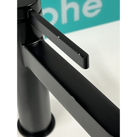 Смеситель для раковины hansgrohe Finoris 110, 76020670/U, матовый черный, уцененный товар