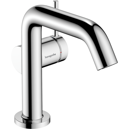 Смеситель для раковины hansgrohe Tecturis S 110 Fine CoolStart, EcoSmart+, с донным клапаном Push-Open, 73320000, хром