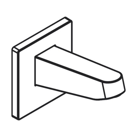 Hansgrohe Pulsify Держатель верхнего душа 260 черный матовый 24149670