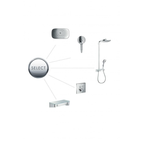 Термостат hansgrohe Ecostat Select для душа 13171000, хром