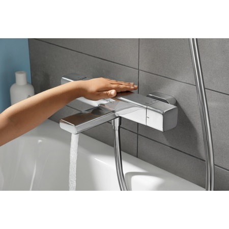 Термостат для ванны hansgrohe Ecostat E 15774000/U1, хром, уцененный товар