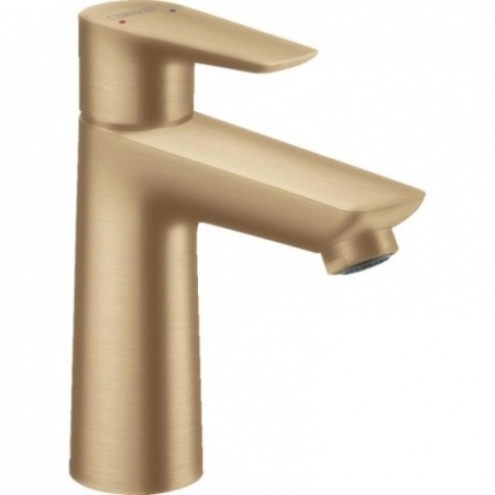 Смеситель hansgrohe Talis E для раковины со средним изливом и без сливного набора 71712140, шлиф. Бронза