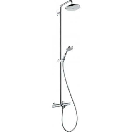 Душевая система hansgrohe Croma 220 Showerpipe с термостатом 27223000, хром