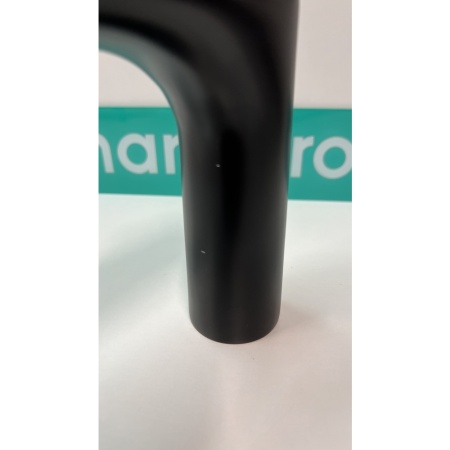 Смеситель для раковины hansgrohe Vivenis 110 со сливным гарнитуром, 75020670/U2, матовый черный, уцененный товар