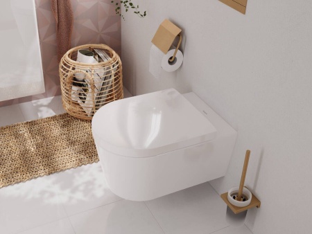 Hansgrohe EluPura Original S Сидение для унитаза без микролифта с верхним креплением белый глянцевый 60147450