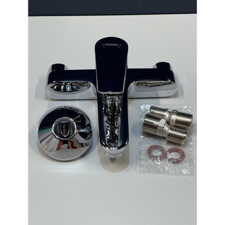 Смеситель для ванны hansgrohe Logis E 71403000/U1, хром, уцененный товар