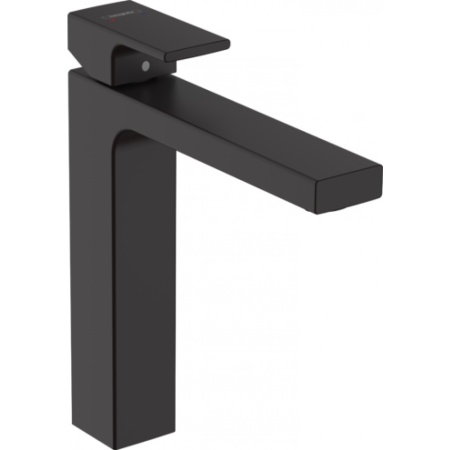 Смеситель для раковины 190, без сливной гарнитуры Vernis Shape Hansgrohe 71591670, матовый черный