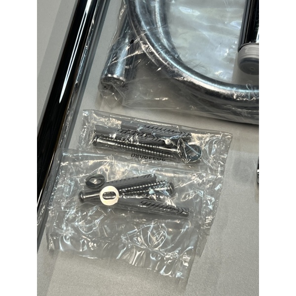 Душевая система hansgrohe Crometta E 240 1jet EcoSmart Reno с переключателем потоков 27289000/U, хром, уцененный товар