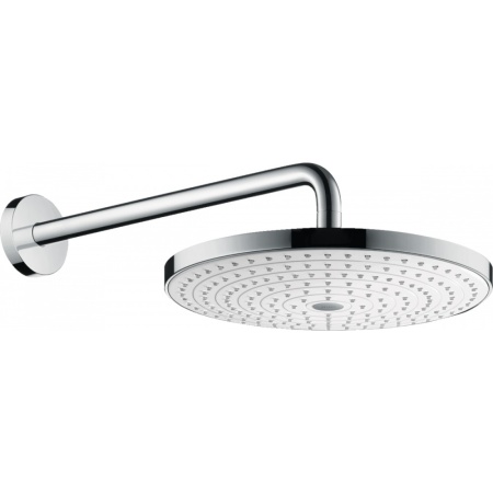 Верхний душ hansgrohe Raindance Select S 300 2jet с держателем 390 мм. 27378400, белый/хром