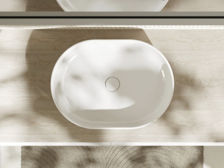 Hansgrohe Xuniva U Раковина накладная 550x400x130 белый 60166450