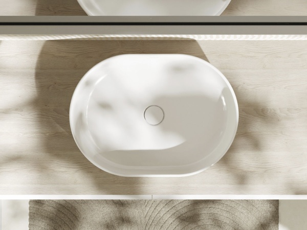 Hansgrohe Xuniva U Раковина накладная 550x400x130 белый 60166450