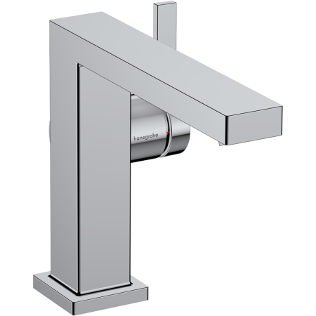 Смеситель для раковины hansgrohe Tecturis E 110 Fine CoolStart, EcoSmart+, с донным клапаном Push-Open, 73020000, хром