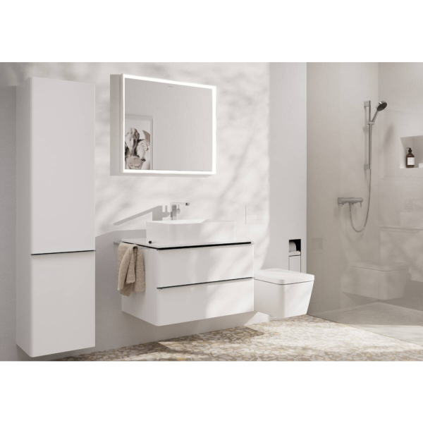 Смеситель для раковины hansgrohe Tecturis E 240 Fine CoolStart, EcoSmart+, 73072000, хром