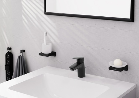 Hansgrohe Logis Смеситель для раковины 70 черный матовый 71070670