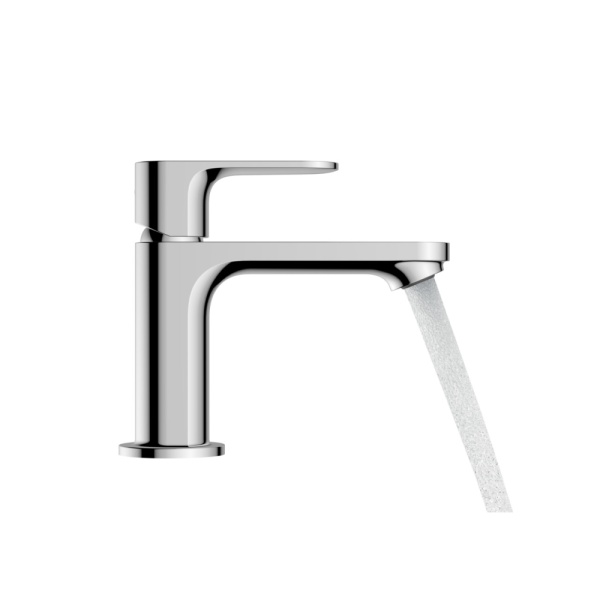 Смеситель для раковины hansgrohe Rebris S 80, со сливным гарнитуром 72510000/U, хром, уцененный товар