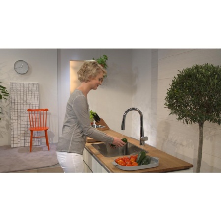 Смеситель hansgrohe Talis S для кухонной мойки 72813000, хром