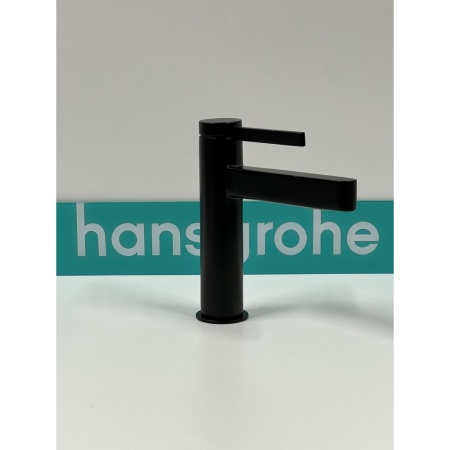 Смеситель для раковины hansgrohe Finoris 110, 76020670/U, матовый черный, уцененный товар