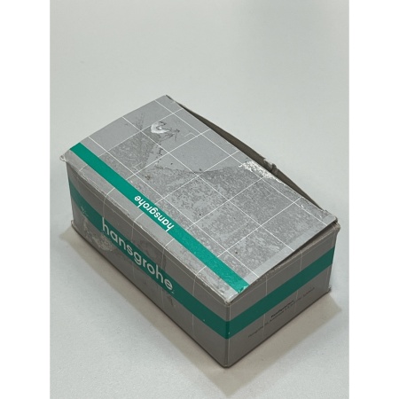 Шланговое подключение hansgrohe FixFit Square с клапаном обратного тока, 26455990/U, полированное золото, уцененный товар