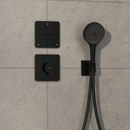 Переключатель потоков hansgrohe ShowerSelect Comfort Q, 15587670, матовый черный