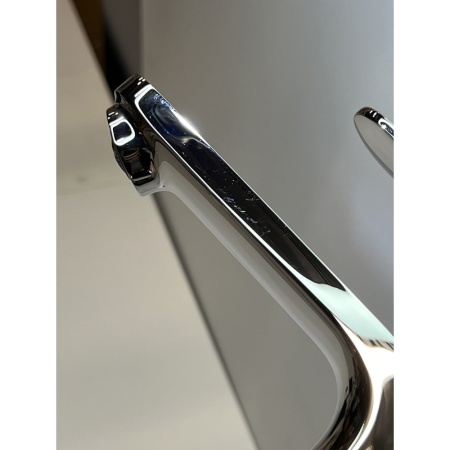 Смеситель для раковины hansgrohe Rebris S 80, со сливным гарнитуром 72510000/U, хром, уцененный товар
