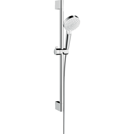 Душевой гарнитур hansgrohe Crometta 100 Vario, 2 режима, со штангой 65 см 26532400, белый/хром, уцененный товар