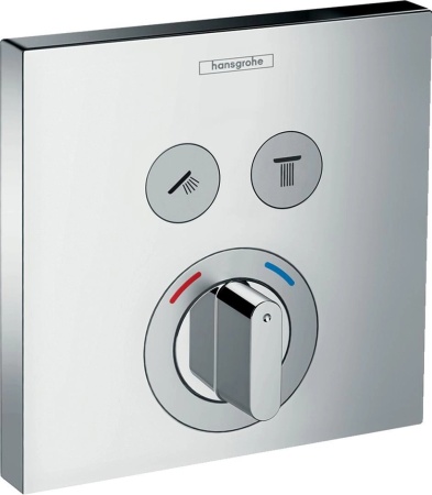 Hansgrohe 15768000S Set HG ShowerSelect смеситель для душа (15768000+01800180) Хром