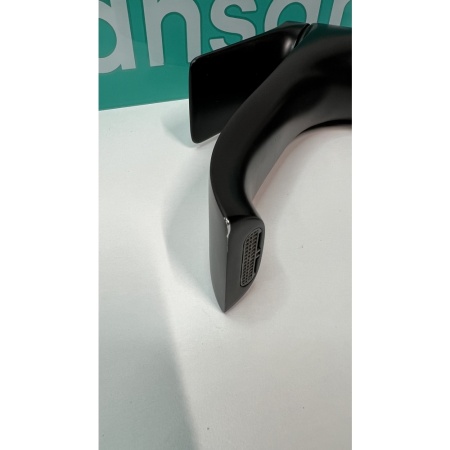 Смеситель для раковины hansgrohe Vivenis 110 со сливным гарнитуром, 75020670/U2, матовый черный, уцененный товар