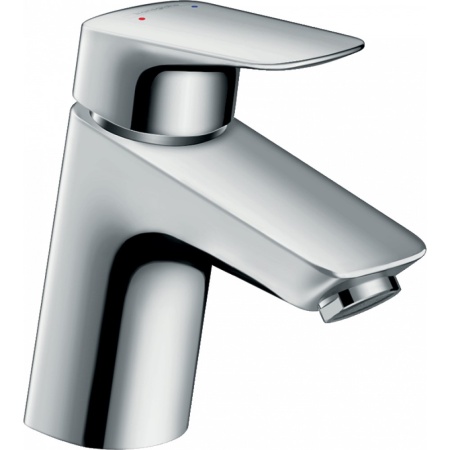Смеситель hansgrohe Logis для раковины со сливным гарнитуром 71070000, хром