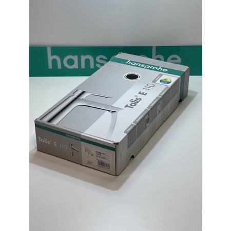 Смеситель для раковины hansgrohe Talis E 110, 71712670/U, матовый черный, уцененный товар