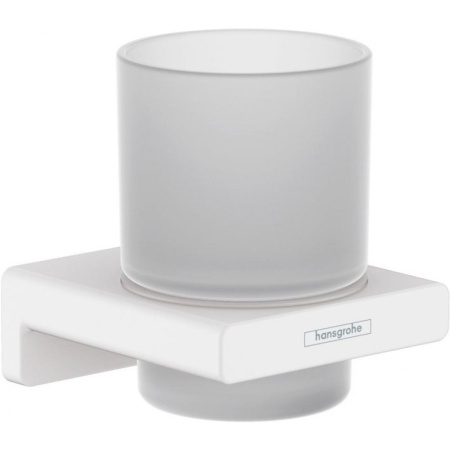 Стакан для зубных щеток AddStoris Hansgrohe 41749700, матовый белый