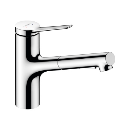 Hansgrohe Zesis M33 Кухонный смеситель 150 2jet с вытяжным душем хром 74800000