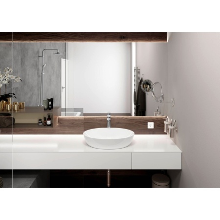 Смеситель для раковины hansgrohe Vernis Blend 190 без сливного гарнитура 71582000/U1, хром, уцененный товар