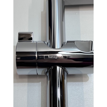 Душевой гарнитур hansgrohe Crometta 100 Vario, 2 режима, со штангой 65 см 26532400, белый/хром, уцененный товар