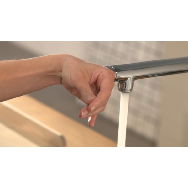 Кухонный смеситель однорычажный, 300, 1jet Hansgrohe 72820000, хром