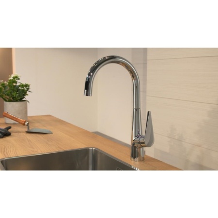 Смеситель hansgrohe Talis S для кухонной мойки 72810000, хром