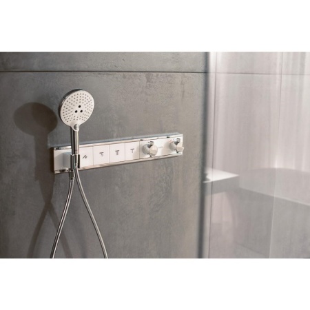 Ручной душ hansgrohe Raindance Select S 120 3jet 26530400, белый/хром