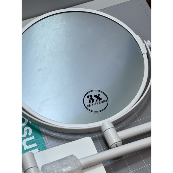 Косметическое зеркало hansgrohe AddStoris 41791700/U, матовый белый, уцененный товар
