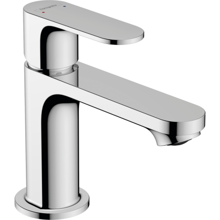 Смеситель для раковины hansgrohe Rebris S 80, со сливным гарнитуром 72510000/U, хром, уцененный товар