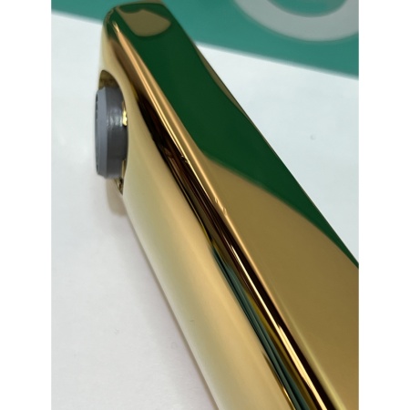 Смеситель для раковины hansgrohe Metropol 110 со сливным клапаном Push-Open 32507990/U, полированное золото, уцененный товар