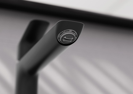 Hansgrohe Logis Смеситель для раковины 240 Fine без донного клапана черный матовый 71258670