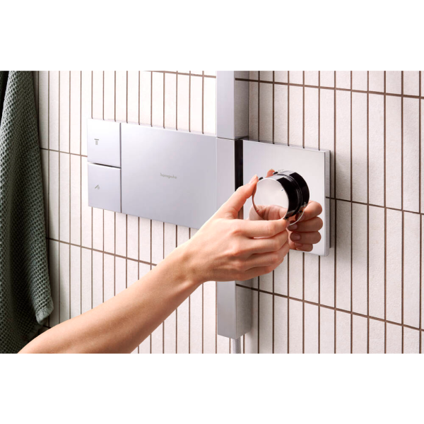 Душевая система hansgrohe Raindance Alive S Showerpipe 300 1jet с термостатом ShowerSelect Comfort, 24582000, хром