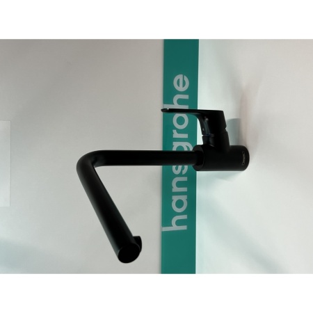 Смеситель для кухонной мойки hansgrohe Focus M41 280, 31817670/U1, матовый черный, уцененный товар
